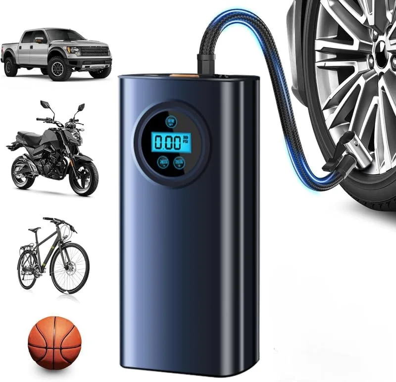 

Universal Mini Wireless Car Air Pump Portable Motorcycle Electric Car Digital Display Automatic Air Pump High Pressure Inflator