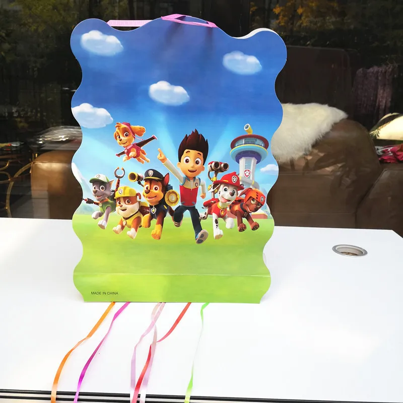1pc Paw Patrol One Piece Pinatas Puppy Birthday Party  Deco Piñata Event Party Decoration Girls Boys Kids Favors DIY Pinata - view 4