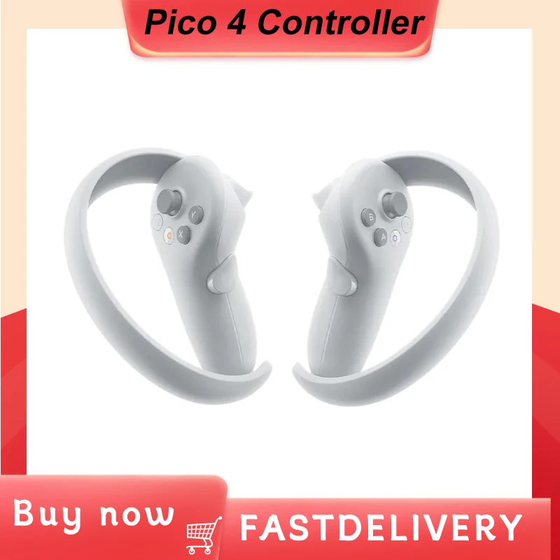 Pico 4 Controller - Original VR Motion Controllers for PICO4 All-In-One 3D VR Headset Left/Right Controllers for Stream Gaming