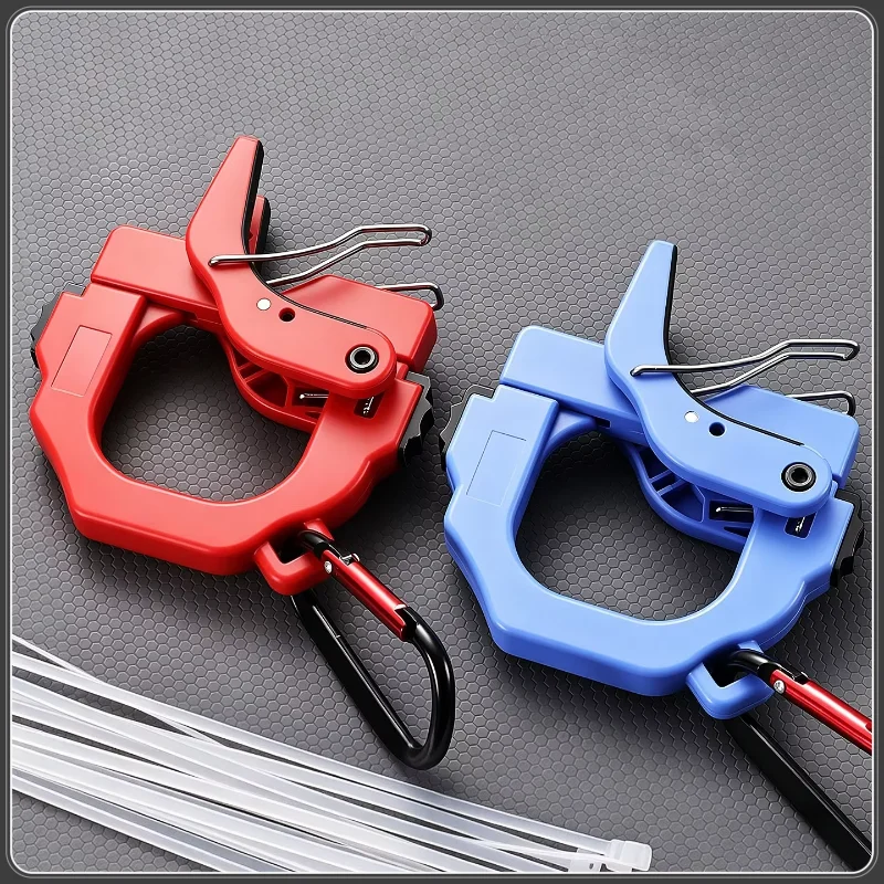 Reusable Zip Tie Organizer, Portable Lightweight Plastic Cable Tie Organizer Reusable Zip Tie Holder Electrical Wire Ties Clip
