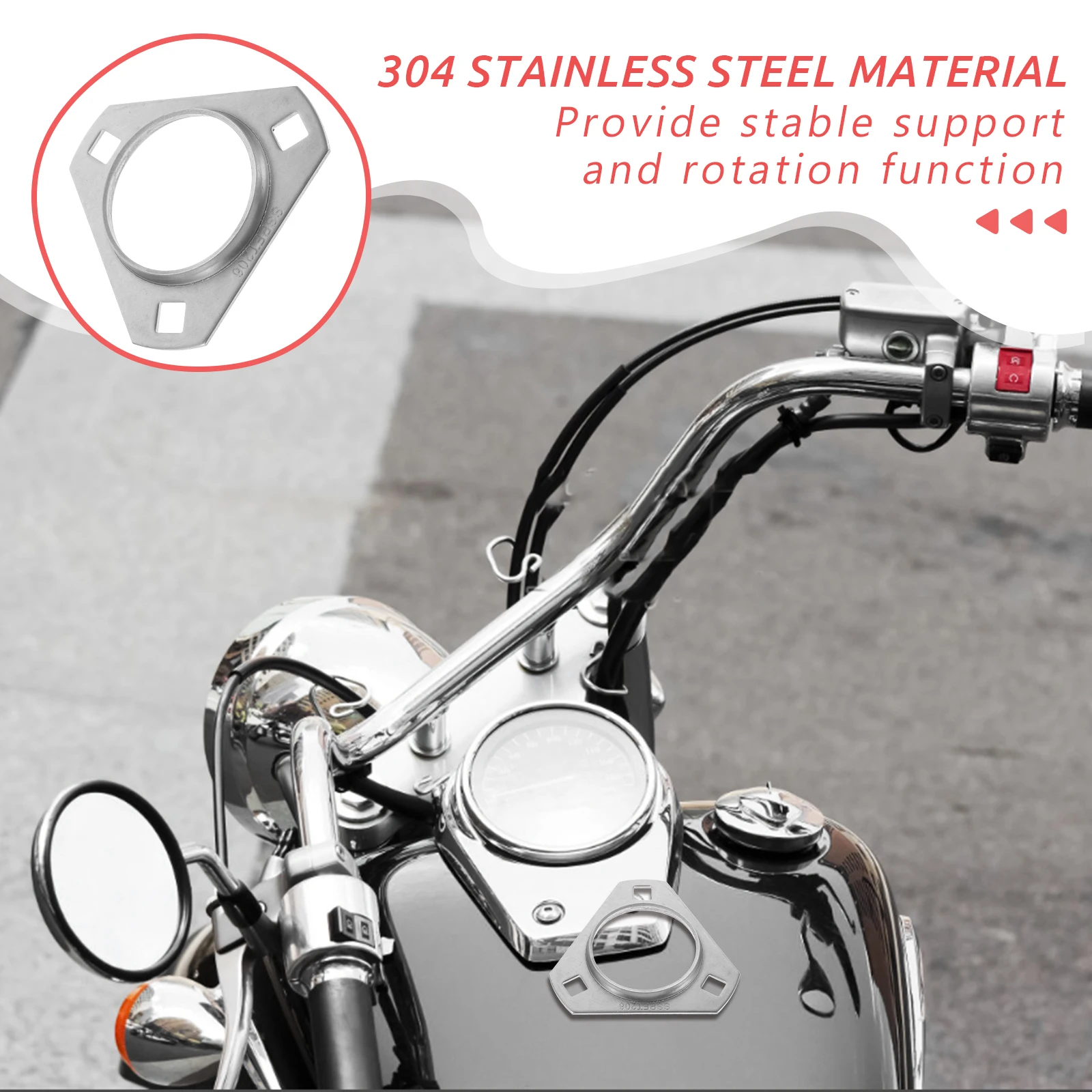 

Bearing Seat Go Kart Live Axle Kit 304 Stainless Steel Flange Smooth Operation Parts Replacement Hardware