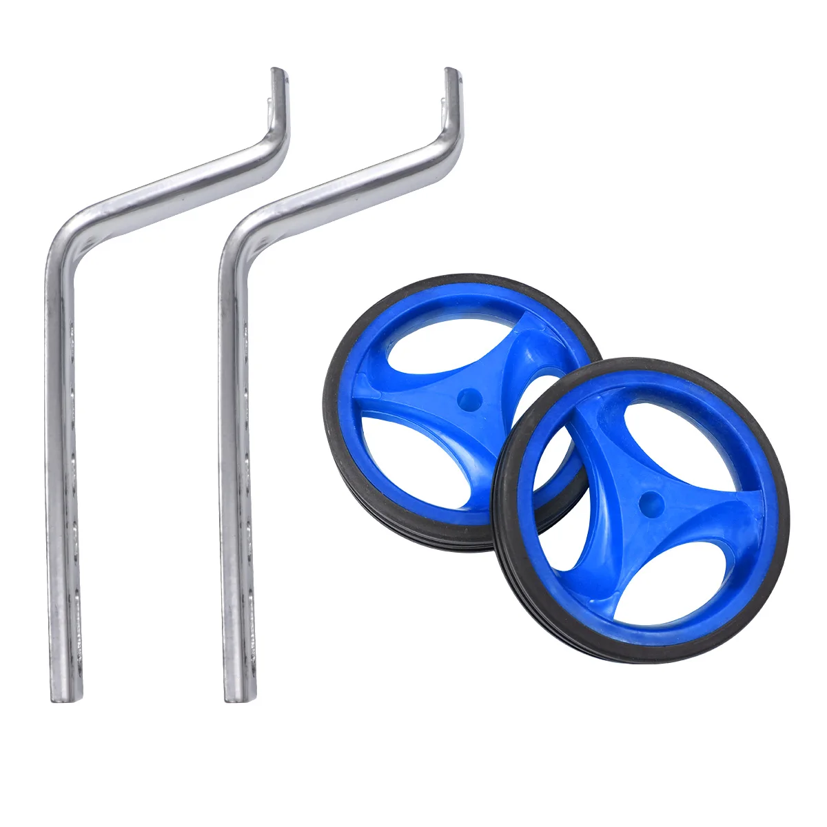 

Children Bike Training Wheels Balance Auxiliary Flashing Mute Cycling Bracket Blue Sturdy Adjustable Safety Stable Environmental