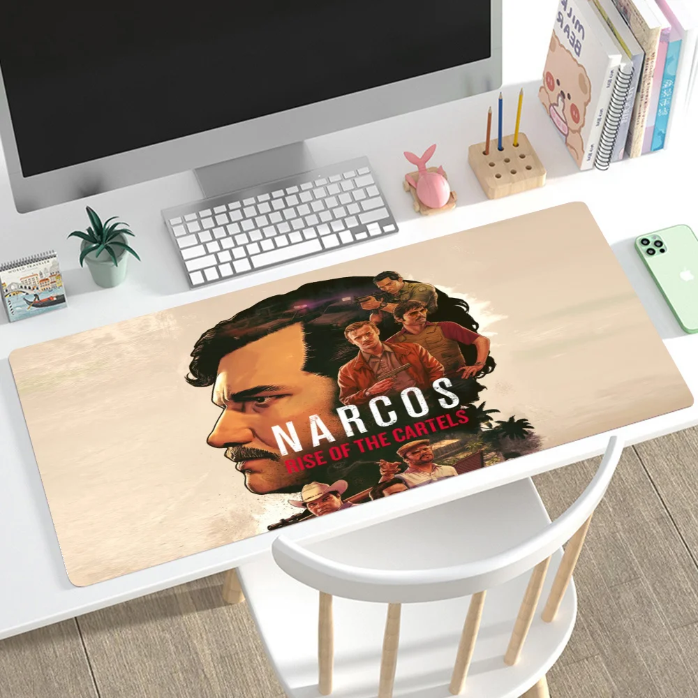 

Narcos Mousepad Mouse Mat Desk Mat With Pad Gaming Accessories Prime Gaming XXL Keyboard Pad Padding Mat