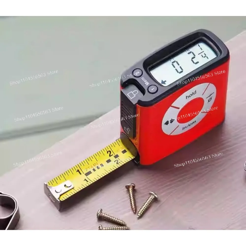 

5-метровый водонепроницаемый корпус линейки из нержавеющей стали, поддерживает измерение окружности и переключение в один клик.