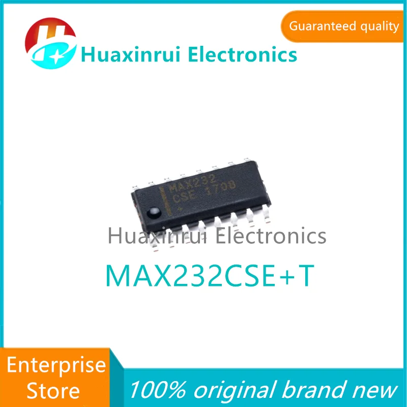 MAX232CSE+T SOP-16 100% original brand new silk screen printing MAX232CSE chip RS232 transceiver MAX232CSE+T