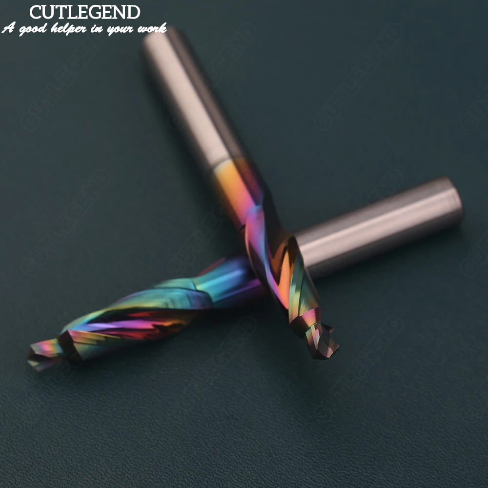 Imagem -03 - Two-stage Tungsten Steel Step Drill Twist Step Drill Parafuso Escareado Chanfro para Alumínio M310m