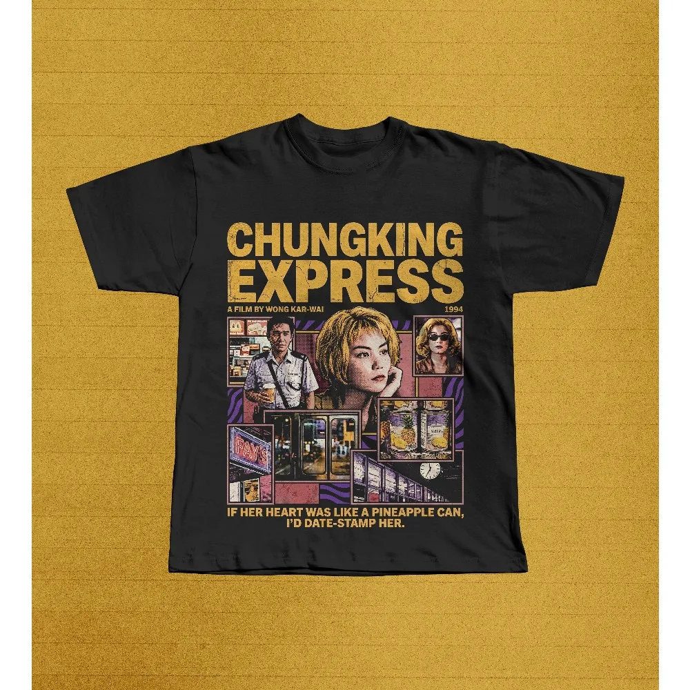 Chongqing Forest 1994 Movie Pattern T-shirt Men's T-shirt Summer New Style Unisex T-shirt