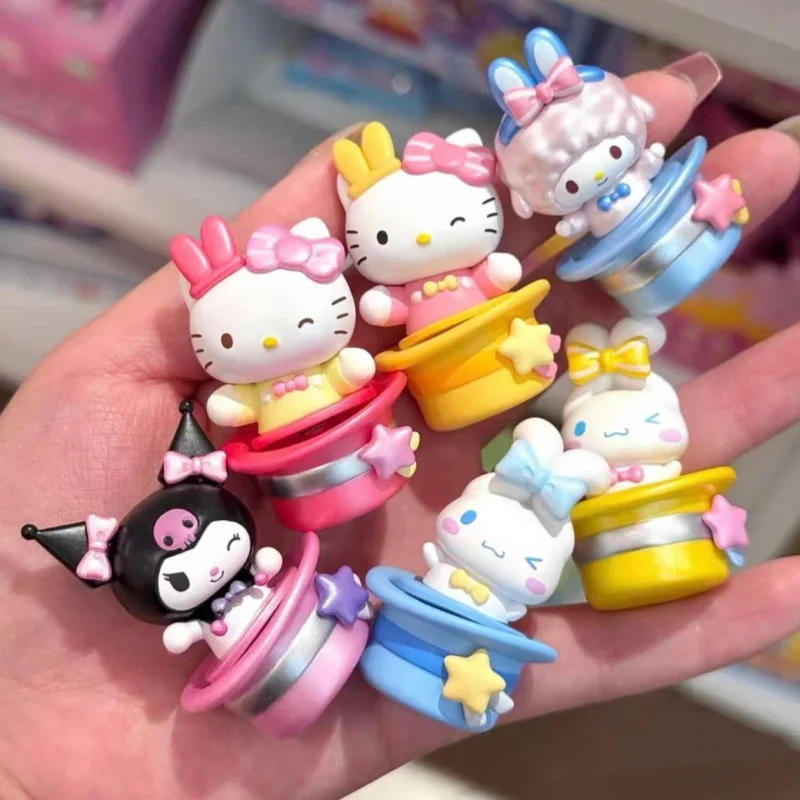 

Аутентичная серия волшебных шляп-сюрпризов, милая фигурка-сумка с фасолью, Коллекционная модная женская подарочная слепая коробка, украшение