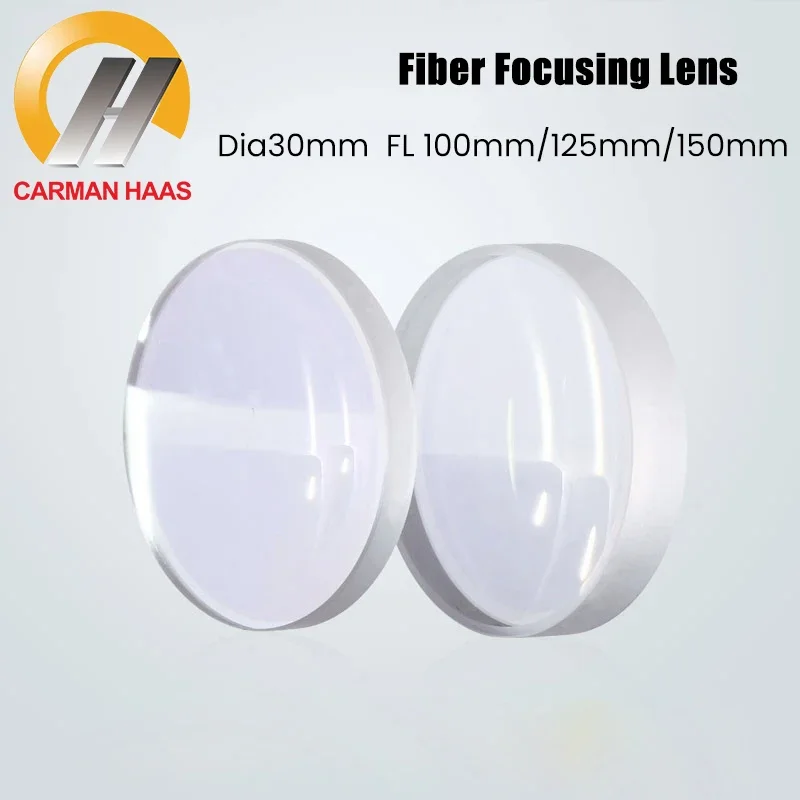 

2 Pcs/Set Fiber Collimating Lens Dia 30mm FL100mm Focusing Lenses 125mm 150mm 1064nm for Raytools BM110 BM111 Cutting Optical