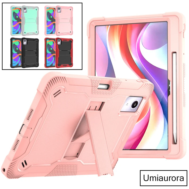 

﻿﻿For Lenovo Xiaoxin Pad 11" 2025 Idea Tab 11 inch TB336FU TB335FC Silicon PC Hybrid Tablet Case Shockproof Stand Armor Funda