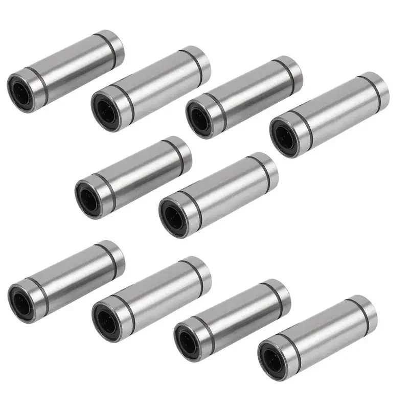 10 sztuk LM8UU LM3UU LM10UU LM16UU LM6UU LM12UU LM3UU tuleja liniowa 8mm CNC łożyska liniowe dla prętów liniowej wałek linowy szynowy części — zdjęcie 4