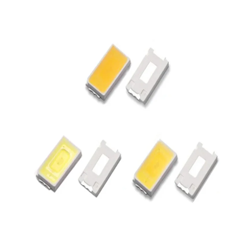 100PCS 5730 WHITE LED 0.5W 50-60 150mA BRIGHT TRUE WHITE 6000-7000K / NATURAL 4000-5000K / WARM 2800-3200K / COOL 9000-13000K