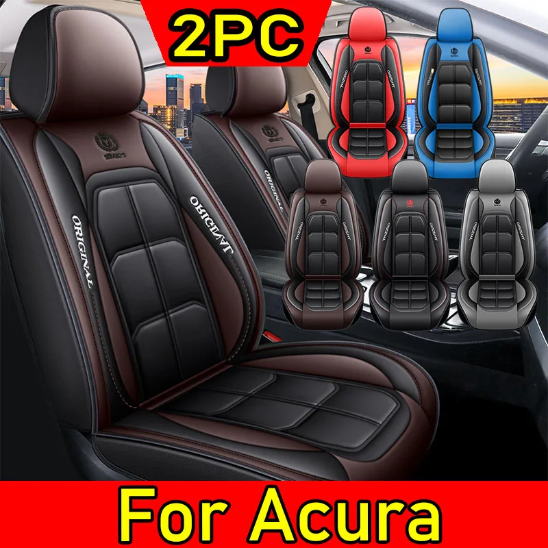 

For Acura Car seat covers, front double-seat PU leather, soft and comfortable, waterproof and wear-resistant