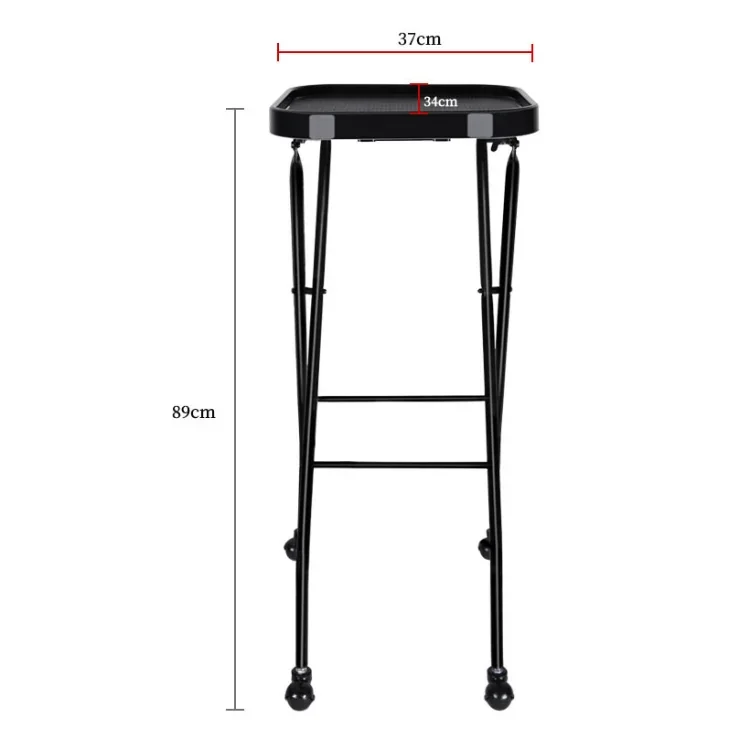 Carrello piccolo Carrello per parrucchiere Carrello di bellezza pieghevole alto Mobili per salone Carrello per attrezzi per parrucchiere Carrello ausiliario con ruote