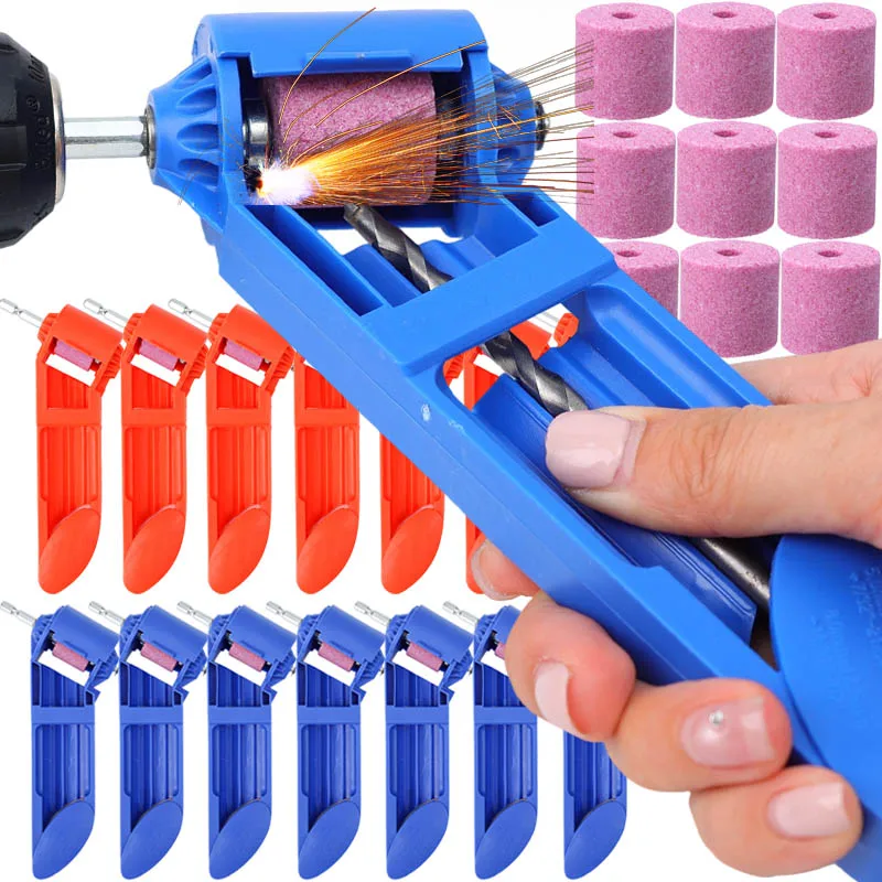 

Portable Drill Bit Sharpener with Grinding Wheel Drill Bits Sharpening Multipurpose Grinding Drill Bits Tool Power Accessories