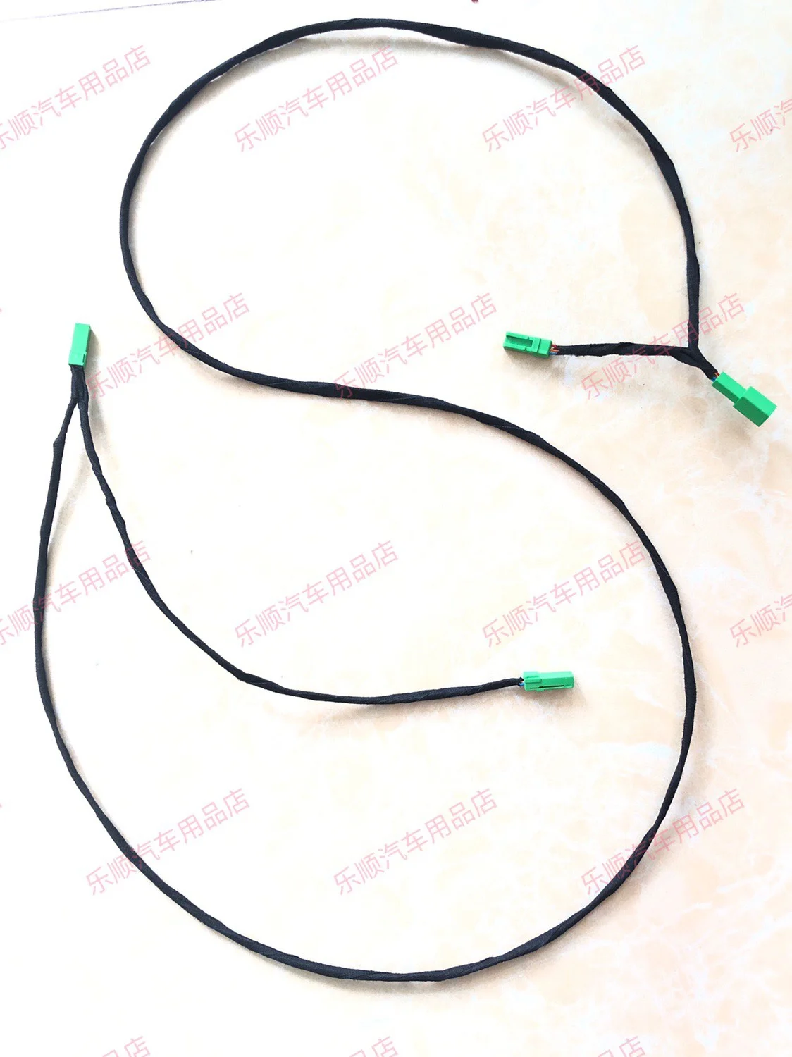 Welcome light, threshold , footwell light, trunk light, 3P2P plug, Volvo non-destructive wiring harness, wiring harness