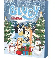 2024 Anime Bluey Merry Christmas Advent Calendar Toy Cartoon Cute Advent Figure Toys Children Christmas Countdown Xmas Gifts