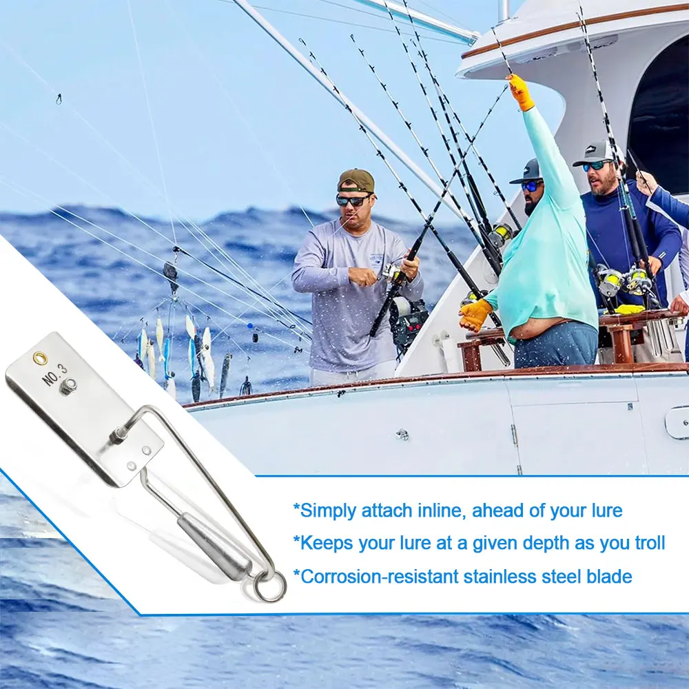 Plomada acero inoxidable para pesca de túnidos y marlines - imagen 3