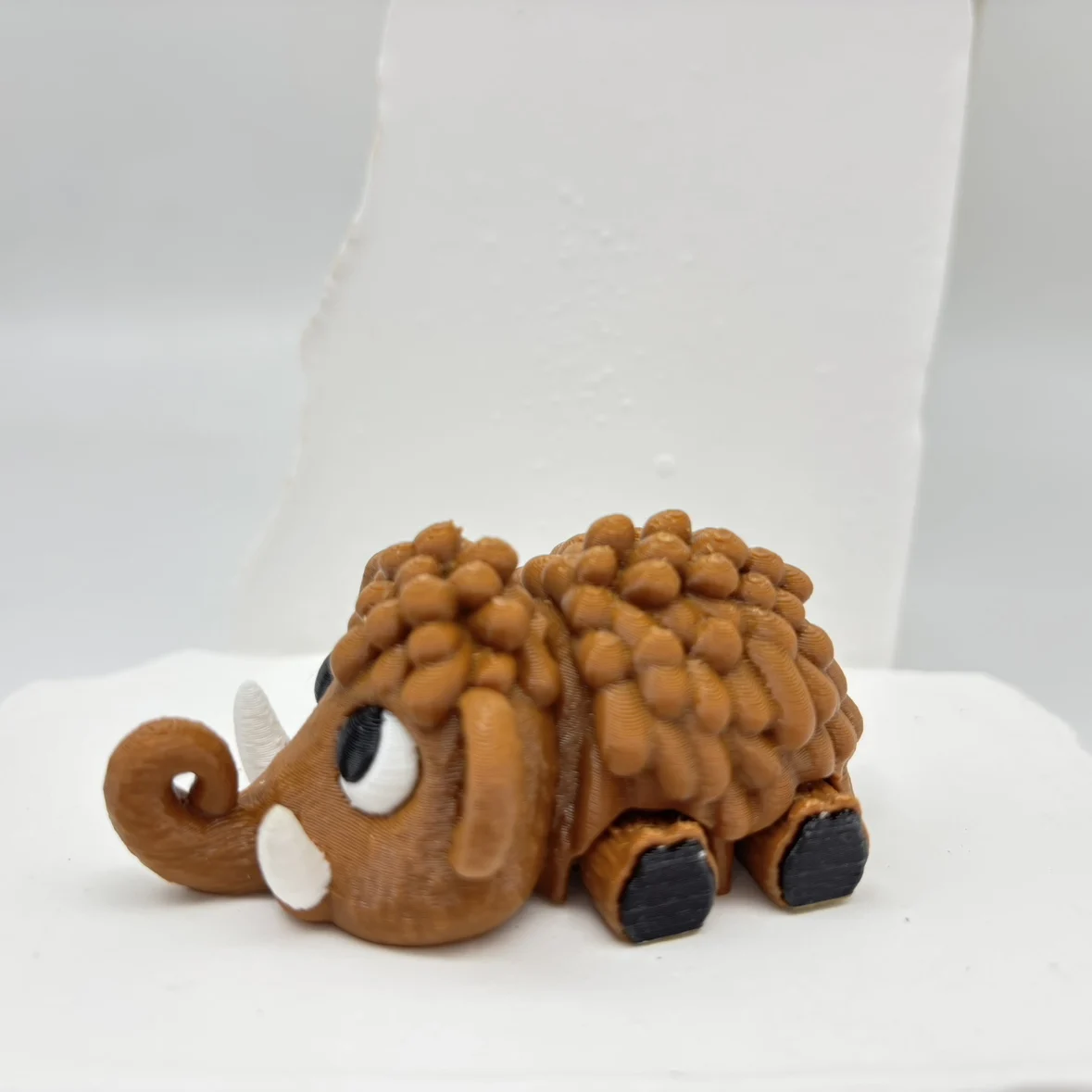 3D printed mammoth elephant statue ornaments, movable elephant decorations, fantasy themed durable plastic home - car accessorie