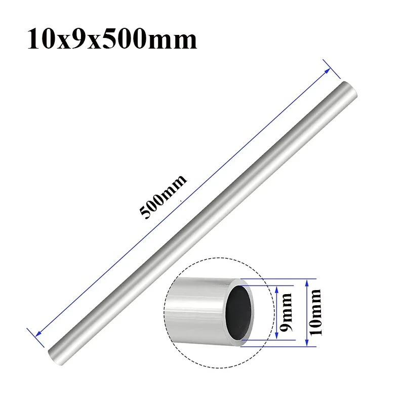 1-10pcs Stainless Tube 304 Stainless Steel Tube Capillary Tube 250/500mm Length 12x10mm/ 10x8mm / 8x6mm / 4x3mm / 6x4mm / 3x2mm