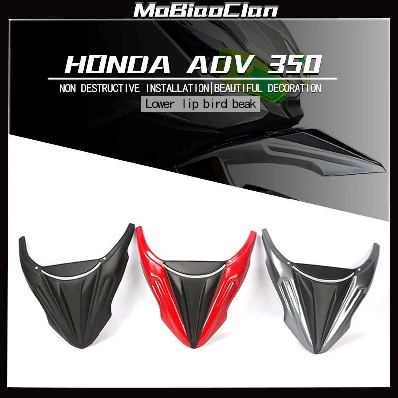 

For HONDA ADV350 ADV250 2022-2023 Motorcycle Front Fairing Aerodynamic Winglets Front Beak Nose Cone Extension Cover Extender