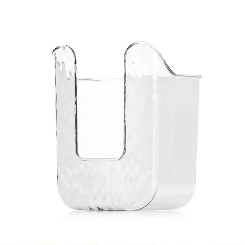 Bathroom Accessories Punch-Free Tissue Box Waterproof Wet Wipes Box Suction Cup Wall-Mounted Paper Storage Box Transparent