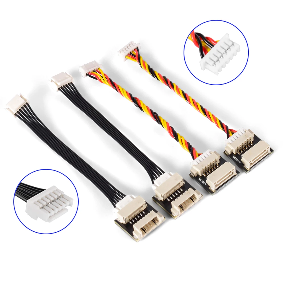 RadioMaster AG01 AG02 Hall Gimbal Cross-Generation Adapter Cable JST-GH to JST-SH 70mm For TX16S MK3 TX15 Boxer TX16S MKII view 3