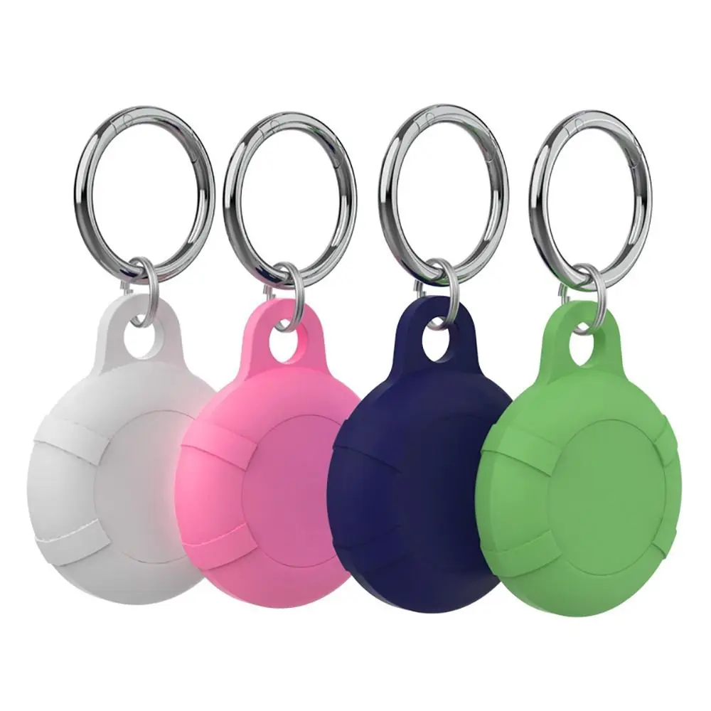 جهاز تعقب سيليكون بنظام تحديد المواقع لعلامة أبل الجوية ، سوار معصم ، سلسلة مفاتيح تعقب خفيفة الوزن ، جهاز تعقب بنظام تحديد المواقع مقاوم للماء ، إكسسوارات الأطفال