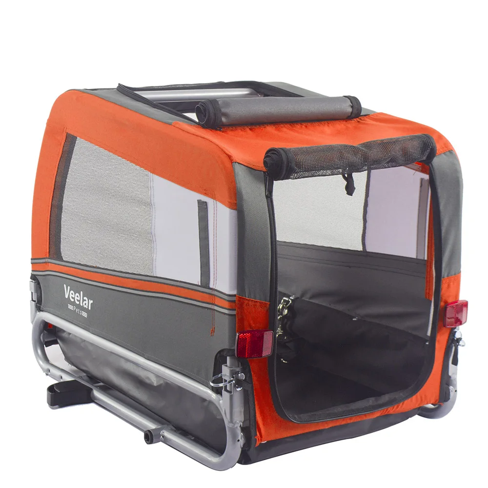 عربات سفر قابلة للطي، مقطورة دراجة كبيرة جدًا للكلاب الأليفة