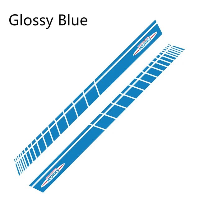 KUSQCRGA Car Door Side Skirt Stripes Stickers JCW Decals,Fit For