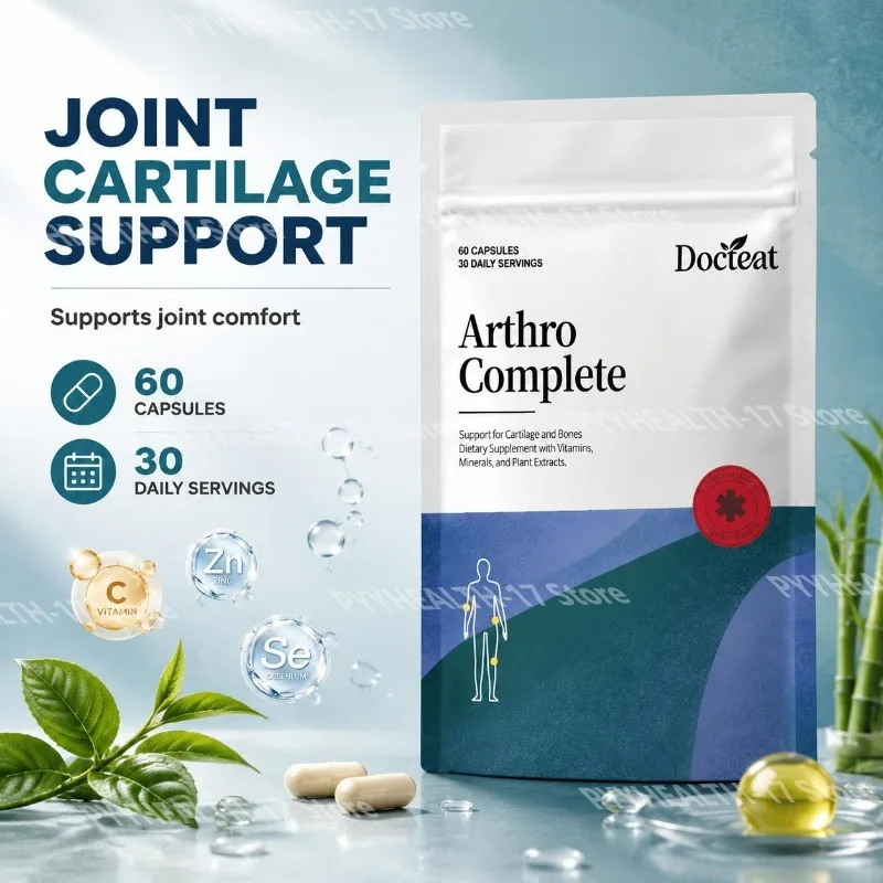 Arthro Complete Capsules with Vitamins Minerals and Plant Extracts, Supports Joint Cartilage Health Gently for Adult 60 Capsules