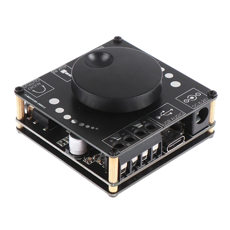 HIFI 10W/15W/20W XY-AP15H Stereo Bluetooth-compatible Digital Amplifier Board AUX USB-C Input 12V/24V