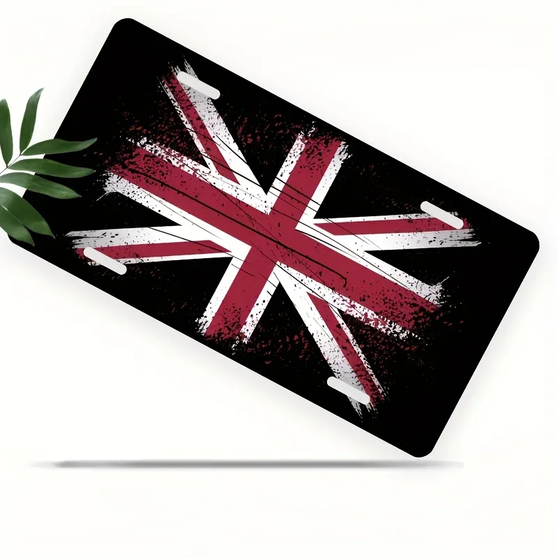 2D Flat - [Enable ] 2D Flat, Plaque Cover And Plaque, Front Decoration with Garbage Union Flag, Decorative Plaque Cover And Plaq