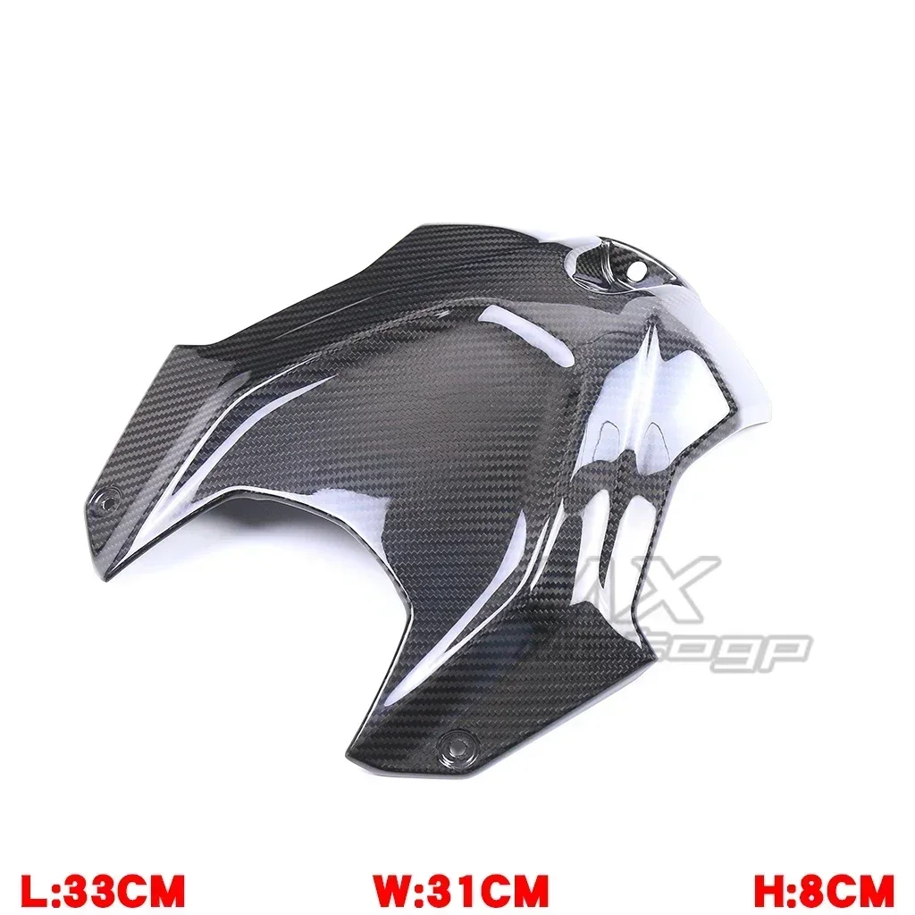 Per BMW M1000RR 2020 2021 2022 2023 Moto Reale In Fibra di Carbonio Anteriore Coperchio Del Serbatoio Del Carburante Airbox Guard Protector