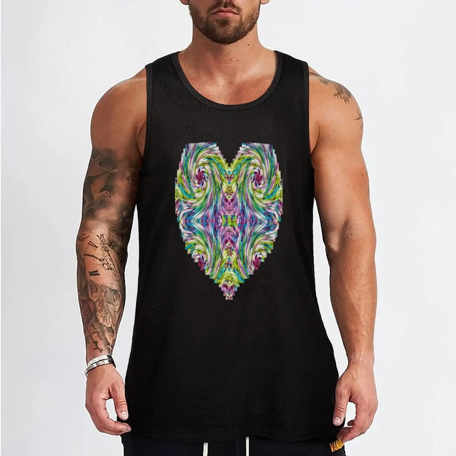 Spectral Swirl Abstract Art Masterpiece Tank Top Pattern Print Tank Top Casual Graphic Sleeveless Top