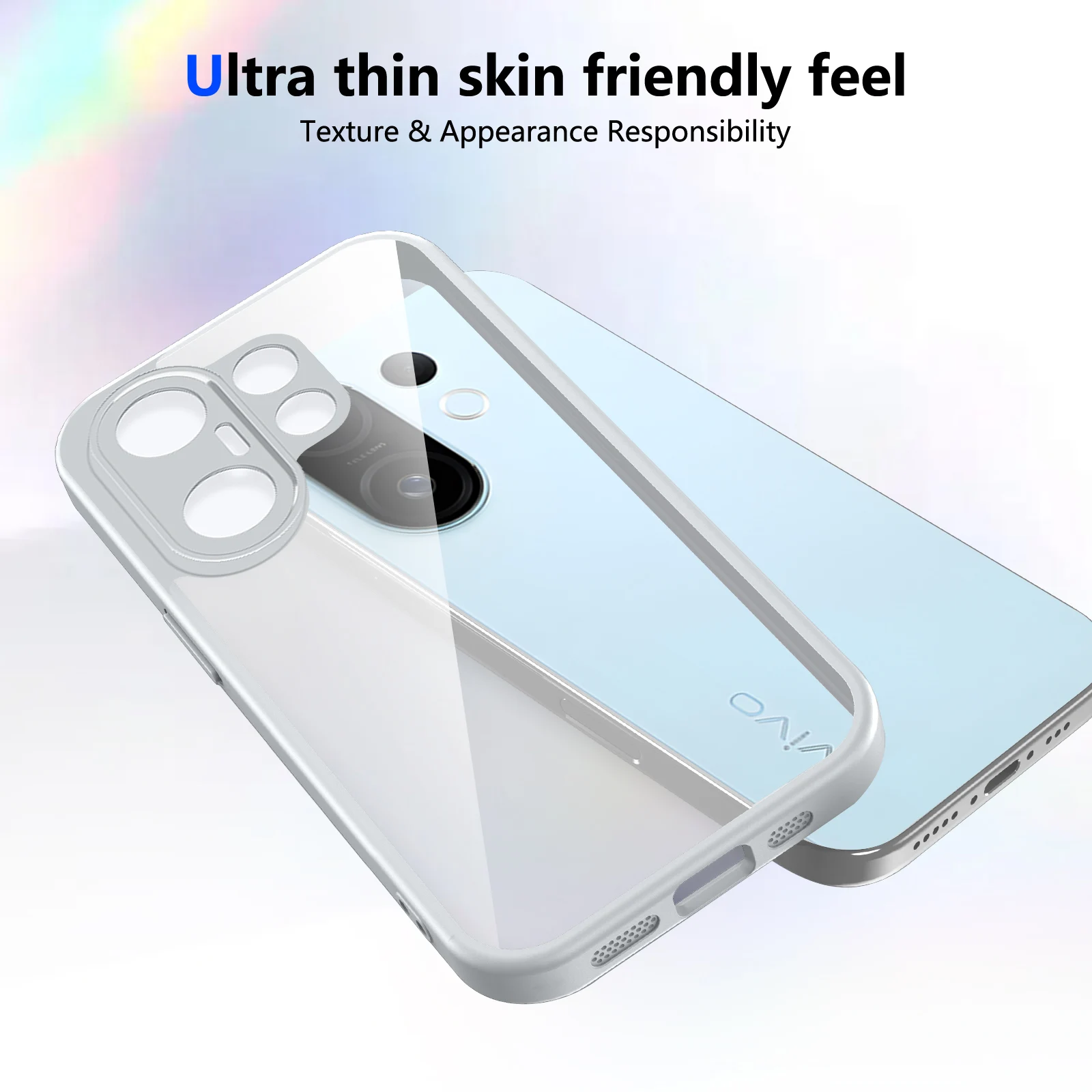 Vivo X200 FE V2503 حافظة وسادة هوائية مقاومة للصدمات سيليكون الوفير واضح ماتي الغطاء الخلفي جراب هاتف صلب لهاتف Vivo X200 FE X200FE 5G