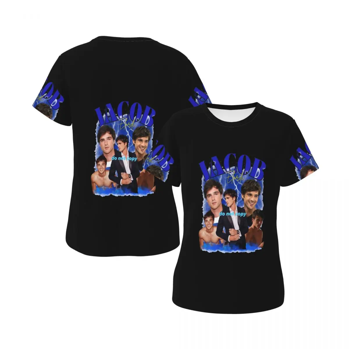 Jacob Elordi Australian Actor T-Shirt for Women Crew Neck Streetwear T Shirts Women's Short Sleeve Summer Clothes Tops