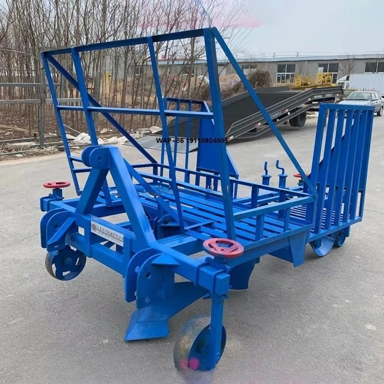 Efficient High Productivity Tree Planting Machine Gearbox Matching Tractor Digging Trenches Covering Soil Planting Saplings