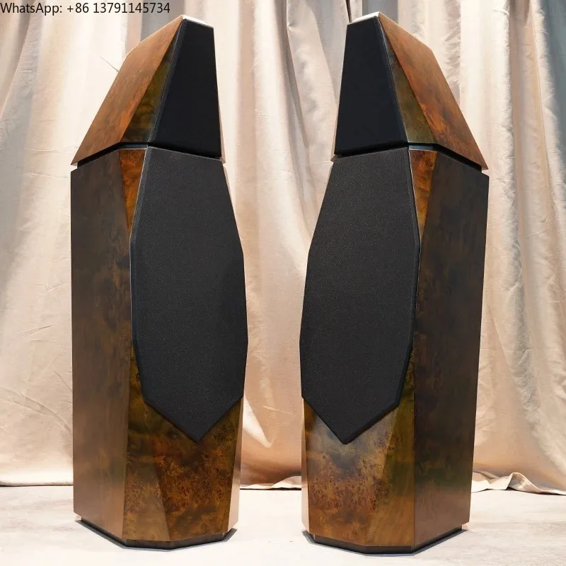 Customized 8 Inch 10 Inch 12 Inch One Pair Speaker Empty Cabinet Box Three way Acoustic Tower Bevel Enclosures
