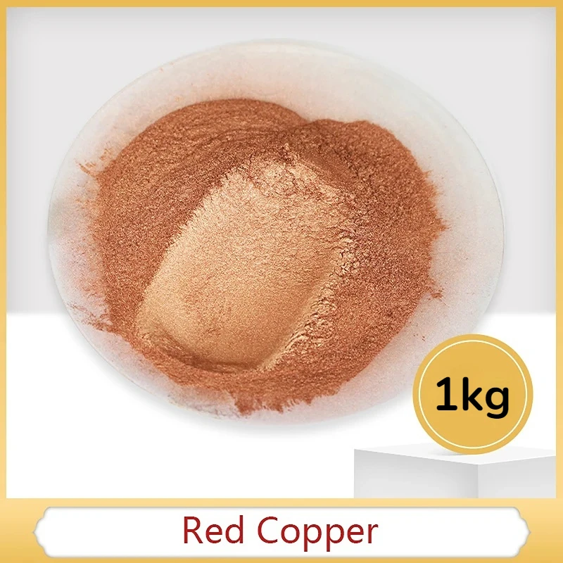 

1kg Copper Mica Powde Mineralry Pearl Powder Pigment Dye Colorant for Eye Shadow Nail Polish Soap DIY Art Craft