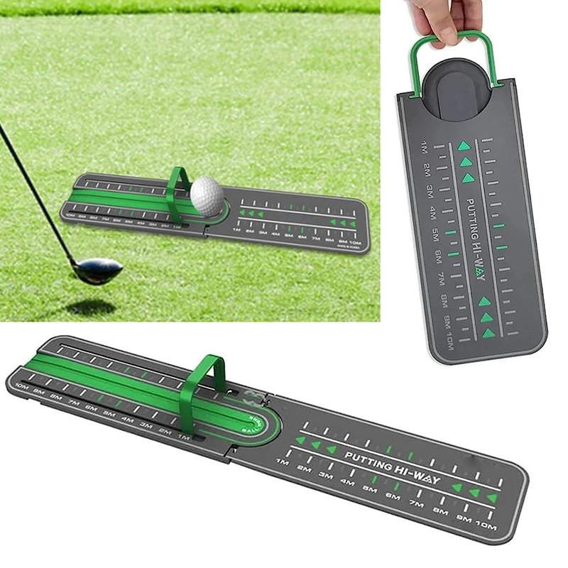 Golf Precision Distance Putting Drill,Golf Training Putters,Golf Trainer Aid for Putting Green,Putting Gate Practice Tool