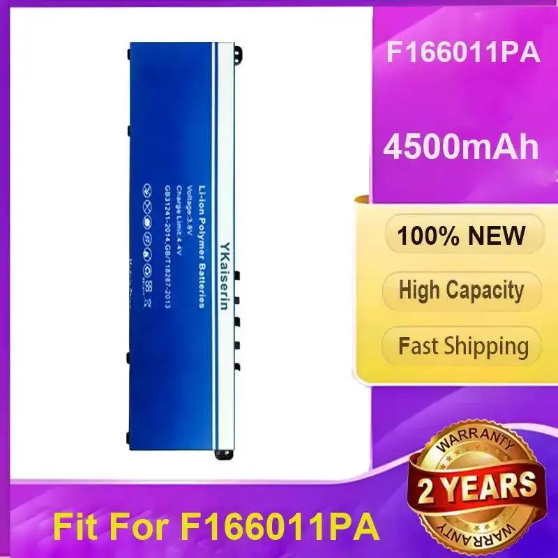 

Prolonged Performance Fit For F166011PA 4500Mah Battery Fast Shipping