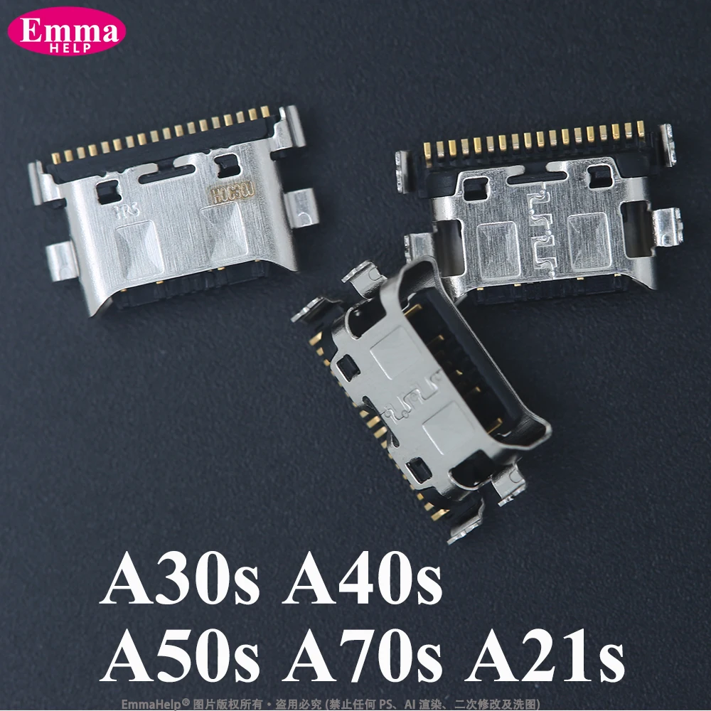 10pcs Charging Port Dock Plug For Samsung A06 A07 A05 A04 A13 A14 A15 A17 A25 A31 A50s A51 A16 USB Charger Connector Socket