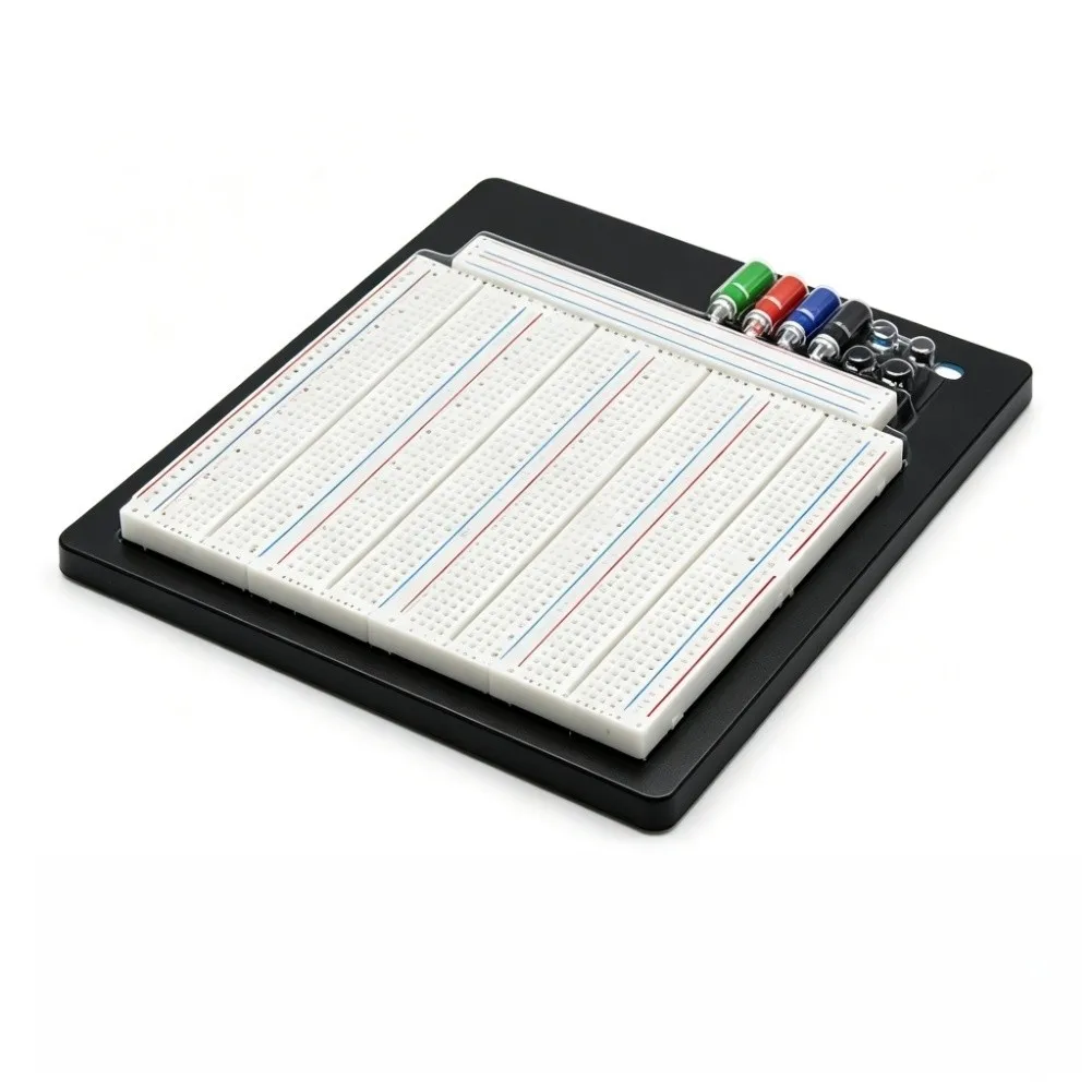 1pc 3220 2390 Holes Solderless Breadboard Circuit Test Board For Circuit Prototyping Testing 2390 Holes Solderless Breadboard