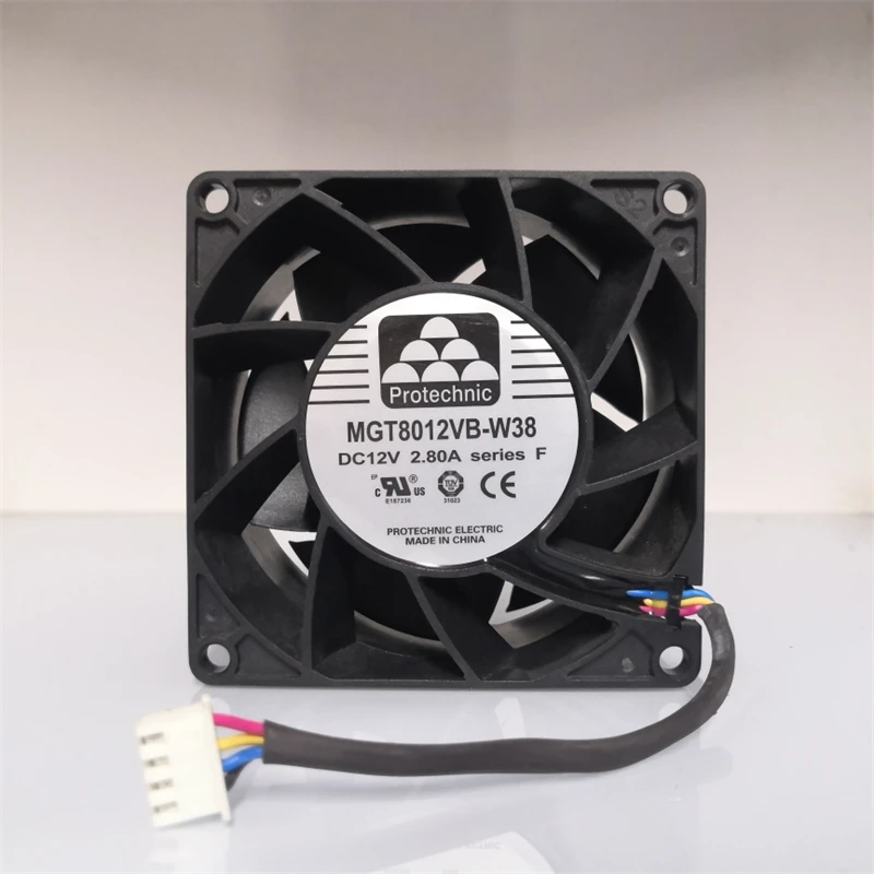 

1PC FOR MAGIC MGT8012XB-R38 DC 12V 1.20A 80x80x38mm 3-Wire Cooling Fan