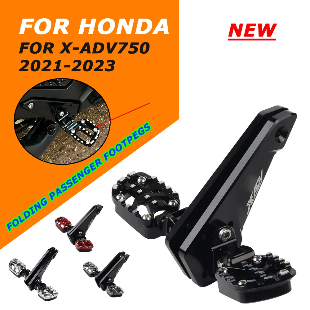 

Folding Rear Foot Pegs Rest Pedal Passenger Footrest Footpegs For HONDA X-ADV XADV 750 XADV750 X-ADV750 2022 2023 Accessories