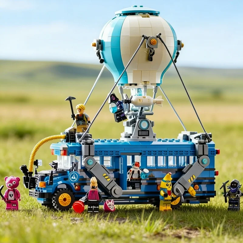 

НОВИНКА 2026: Набор строительных блоков Drive The Battle Bus 77073, 954 детали. Хит продаж! Идеально подходит для подарков на Рождество и День рождения.