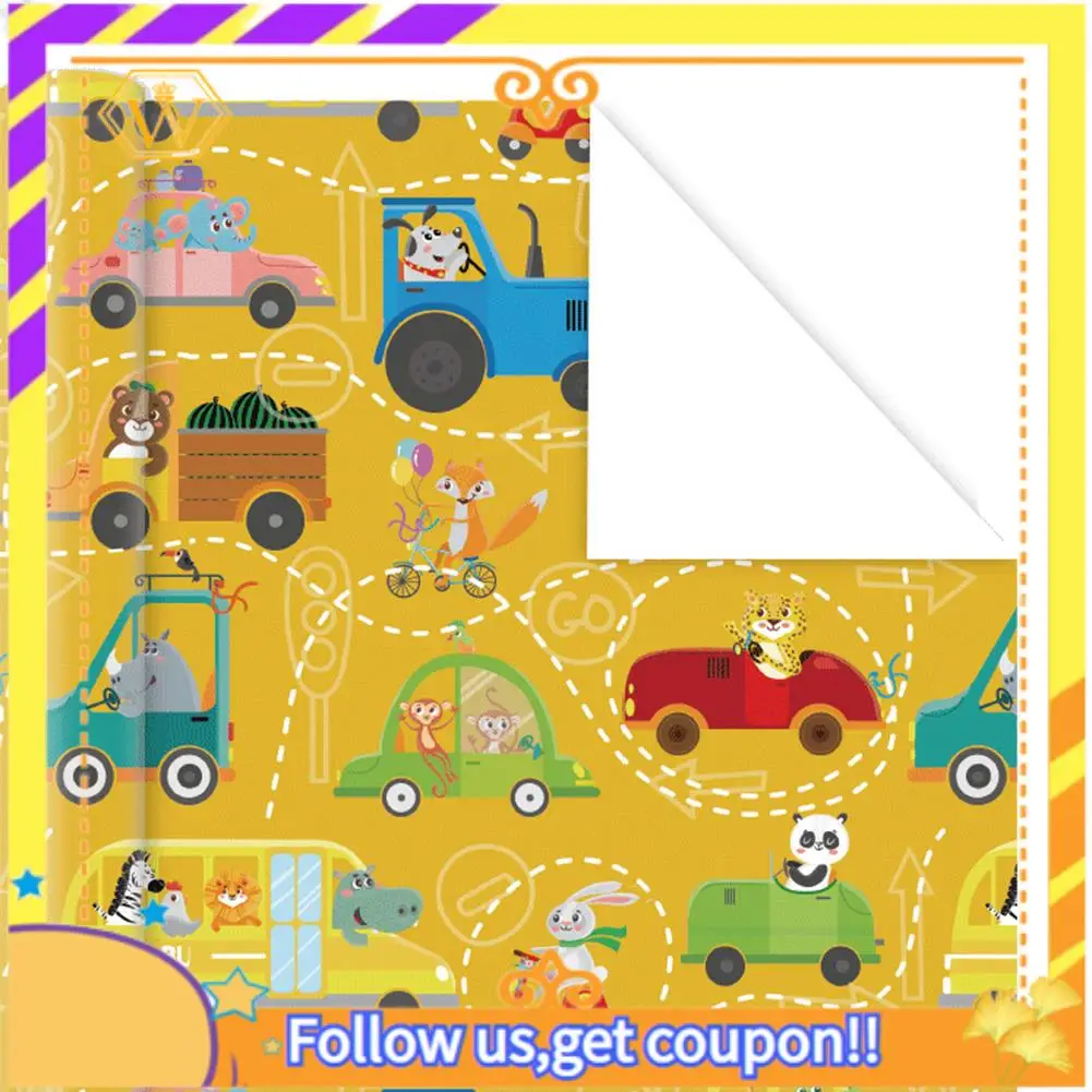 A01K-10Pcs Wrapping Paper Sheets For Kids,Birthday Party Wrapping Paper Gift Wrap Papers,Present Gift Wrapping Paper