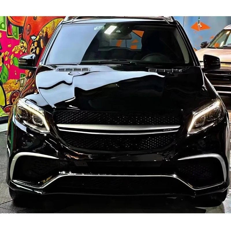 Car Bumper Part Body Kit Full Body Kit Set for  W166 ML ML350 ML400 Upgrade W166 GLE Class GLE63 Bodykit