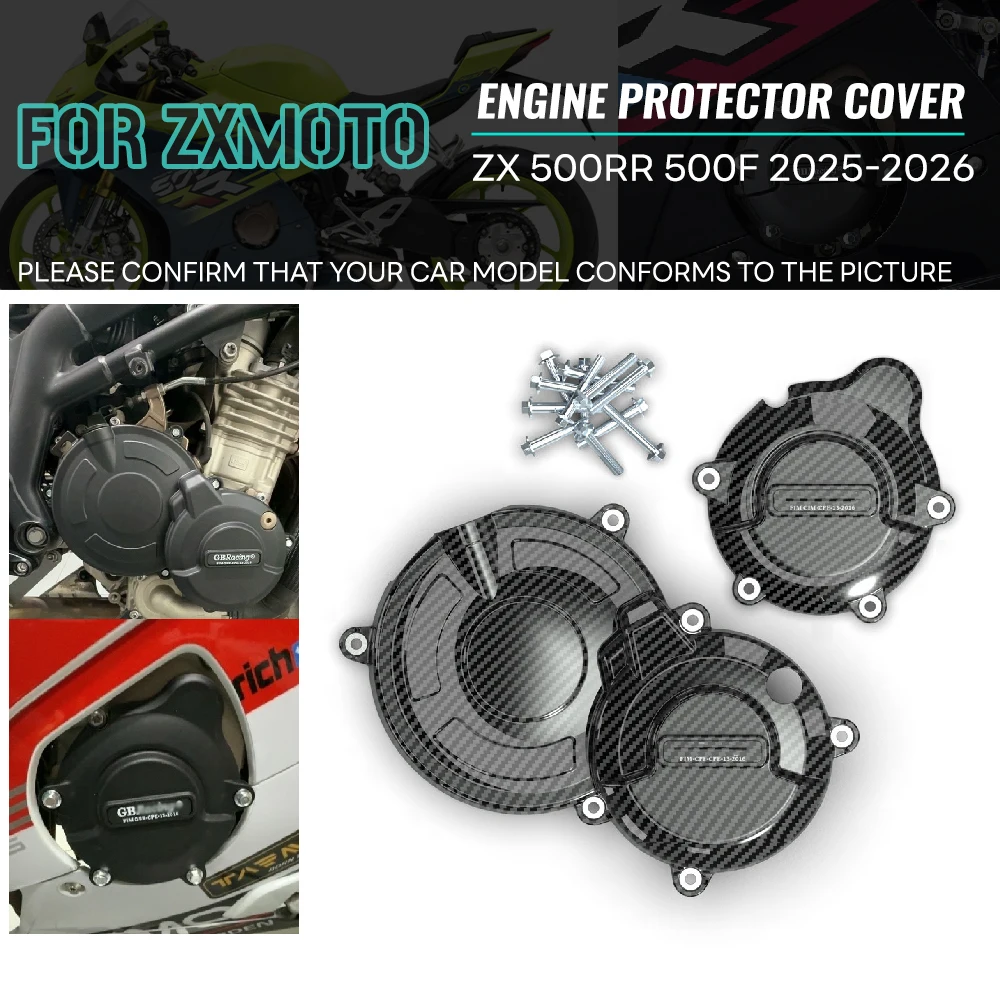 

FOR ZXMOTO 500RR 500F 2025-2026 Motorcycles Engine cover Protection case For KOVE 800 X 800X RALLY 2023-2025 Engine Hood Cover